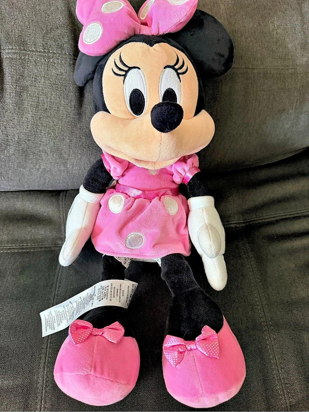 Disney Minnie Mouse Pink Dress Plush Pink Plush Toy